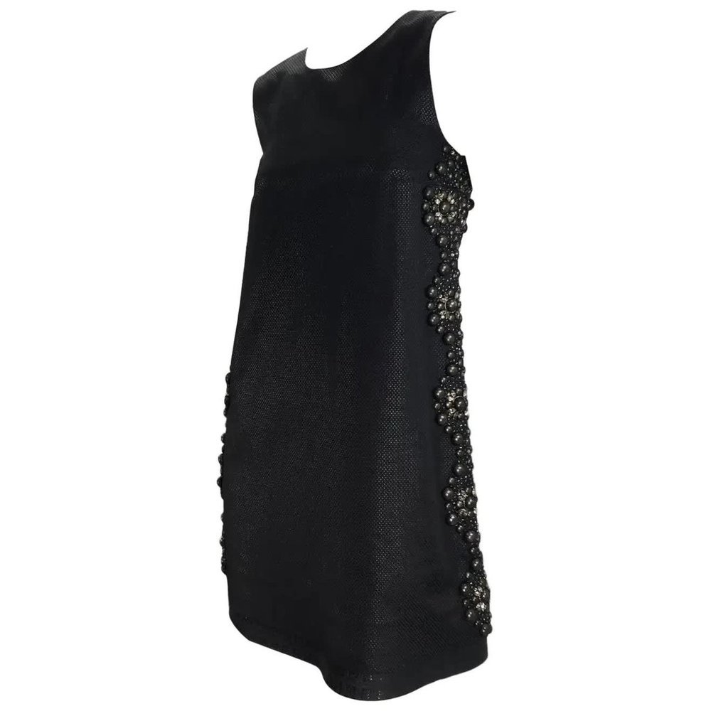 2006 Vintage Gucci Studded and Crystal Embellished Black Dress Size 38